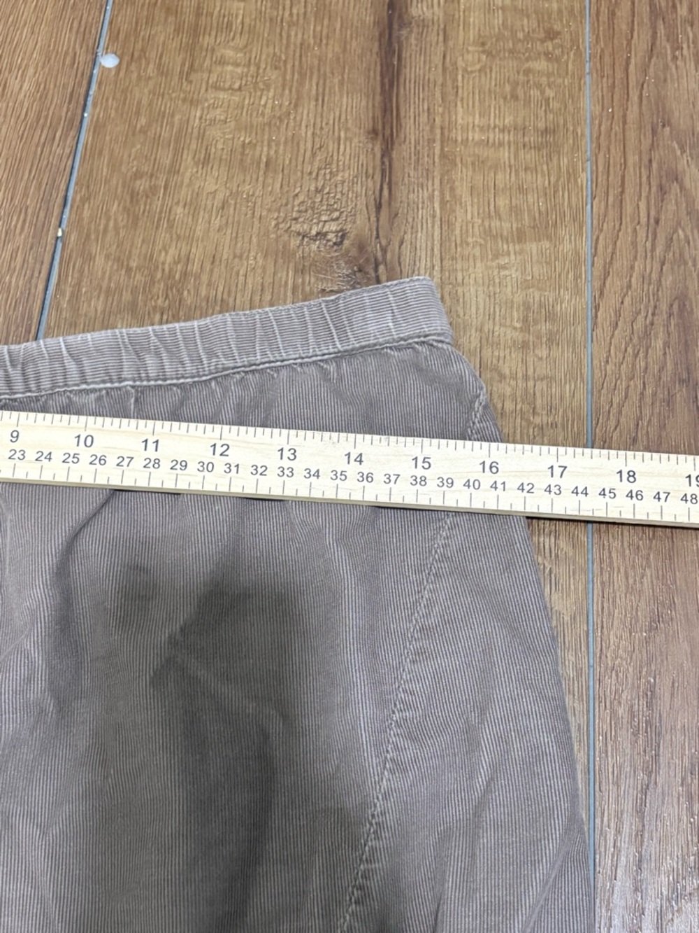 J Jill Flare Corduroy Midi Skirt Size Small  Boho Prarie Cottage Flowy Western - Picture 7 of 9